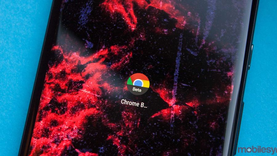 Chrome Beta app on Android