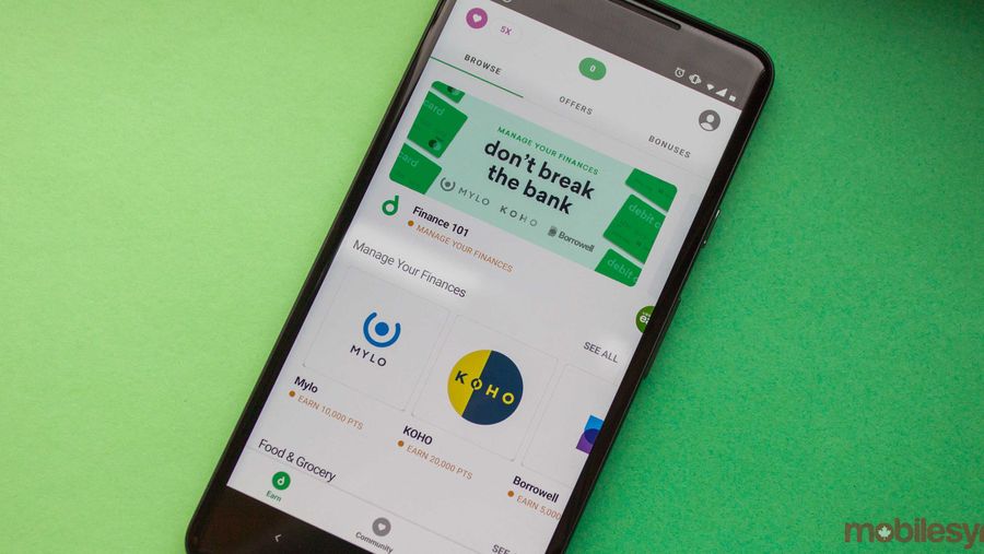Drop app on Android