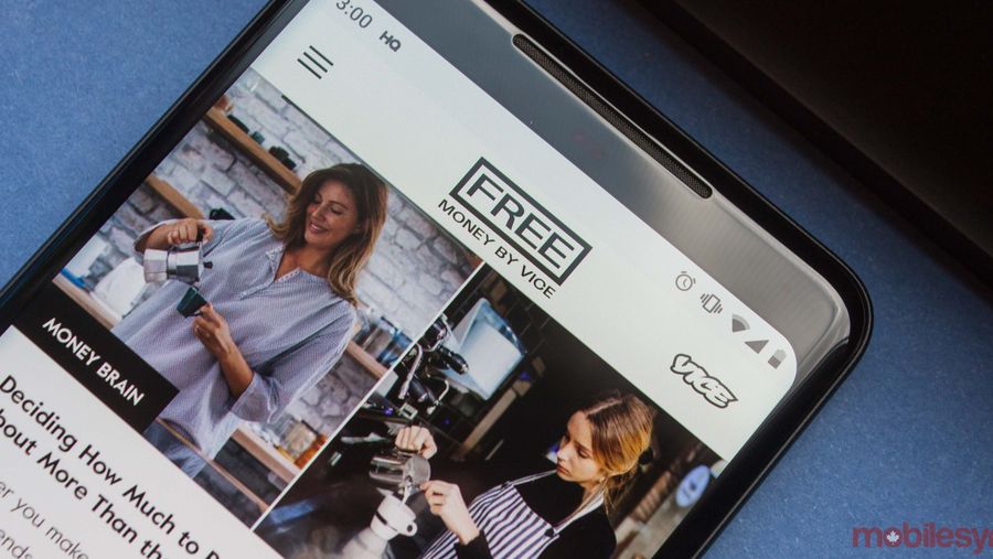 Free -- Money by Vice website
