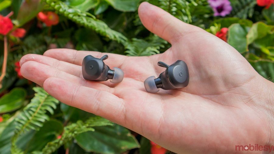 Loop Earbuds in hand