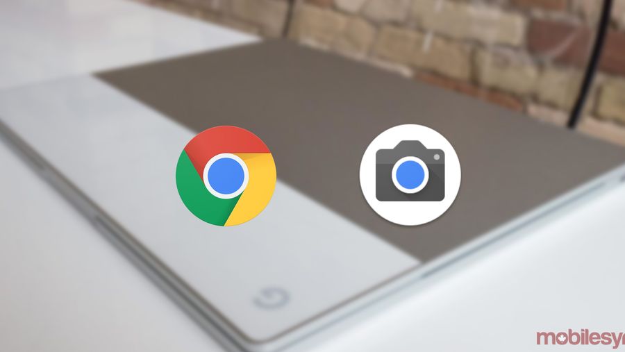 Chrome and Google Camera app