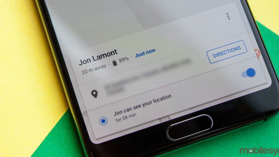 Location sharing reveals your battery charge