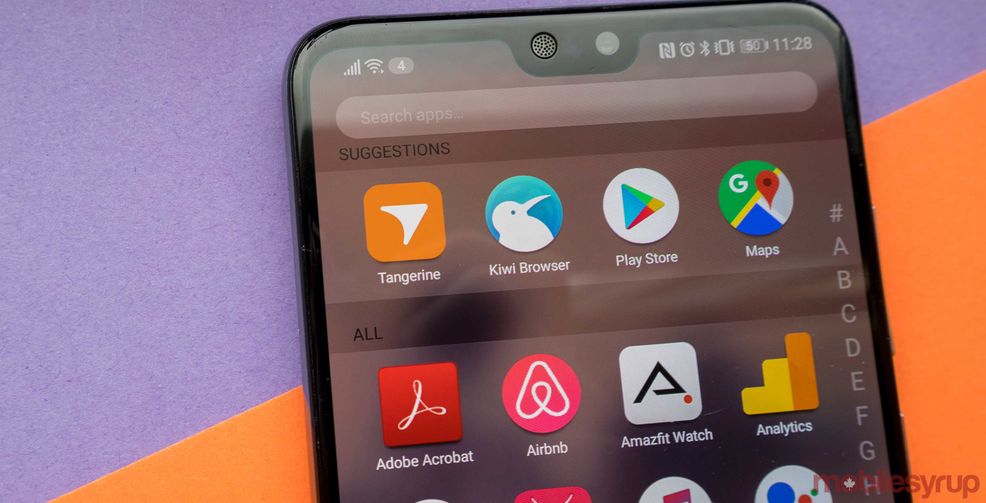 Tangerine is now available on Google Pay and Samsung Pay