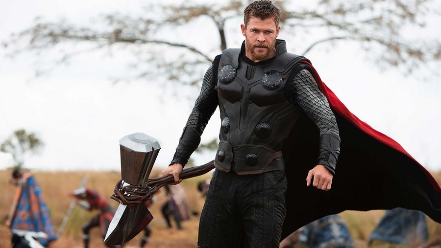 Chris Hemsworth as Thor in Avengers: Infinity War