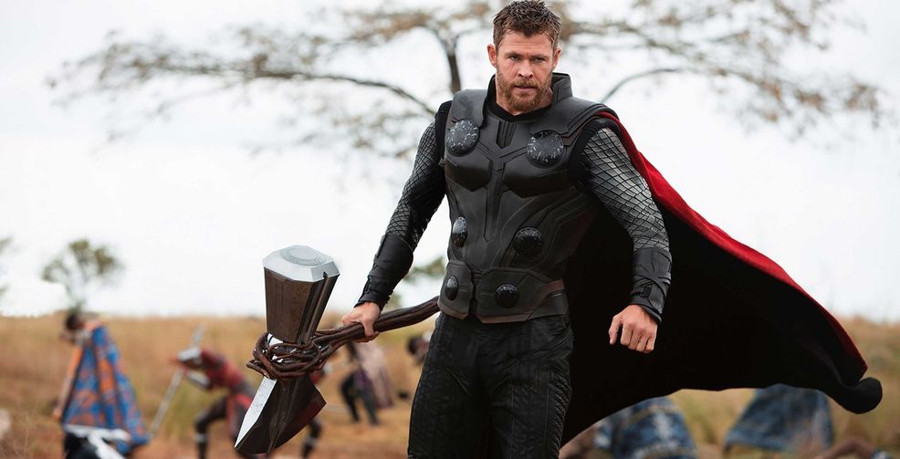 Chris Hemsworth as Thor in Avengers: Infinity War