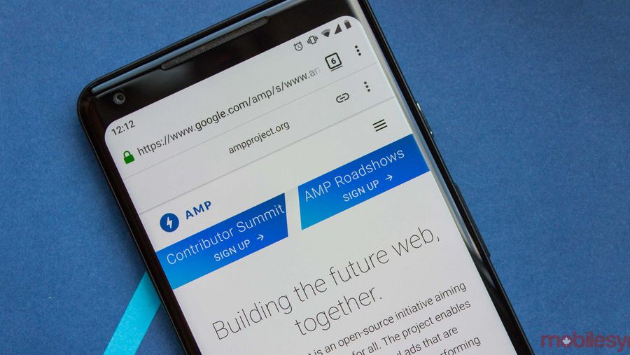 AMP website