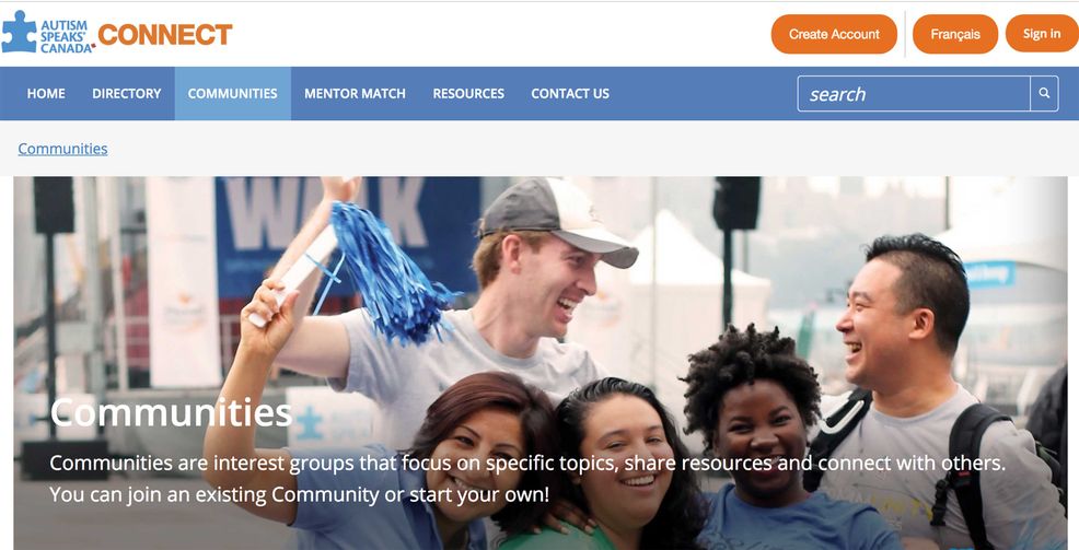 Autism Speaks Canada Connect
