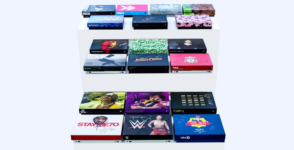 Custom Xbox One X consoles