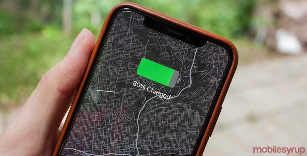 iPhone XS charging
