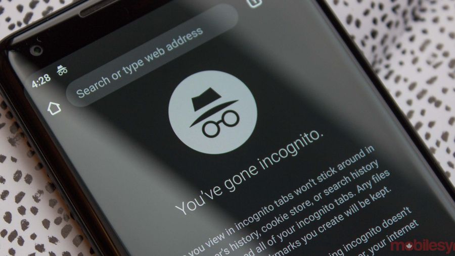 Incognito mode on Android