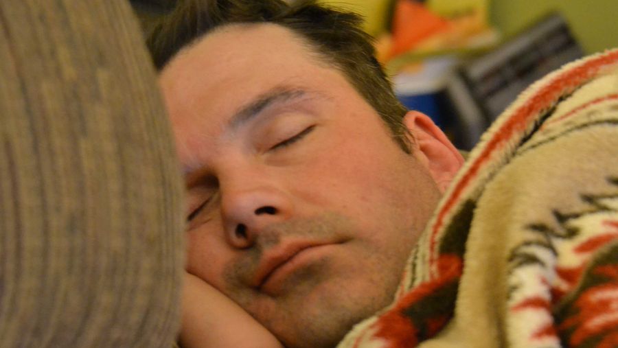 Man in bed