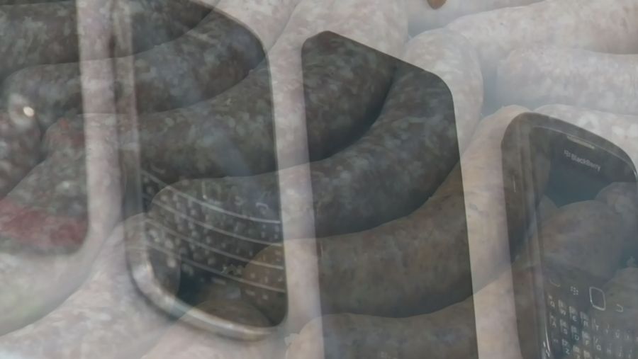 BlackBerry and meat header