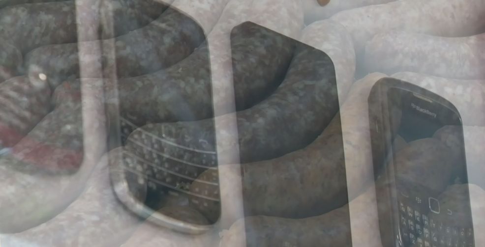 BlackBerry and meat header