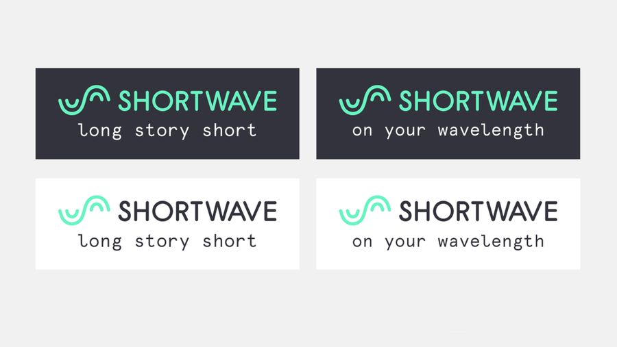 Shortwave logos and slogans