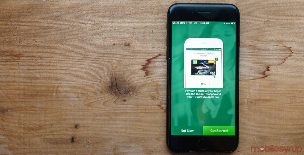 TD Canada app