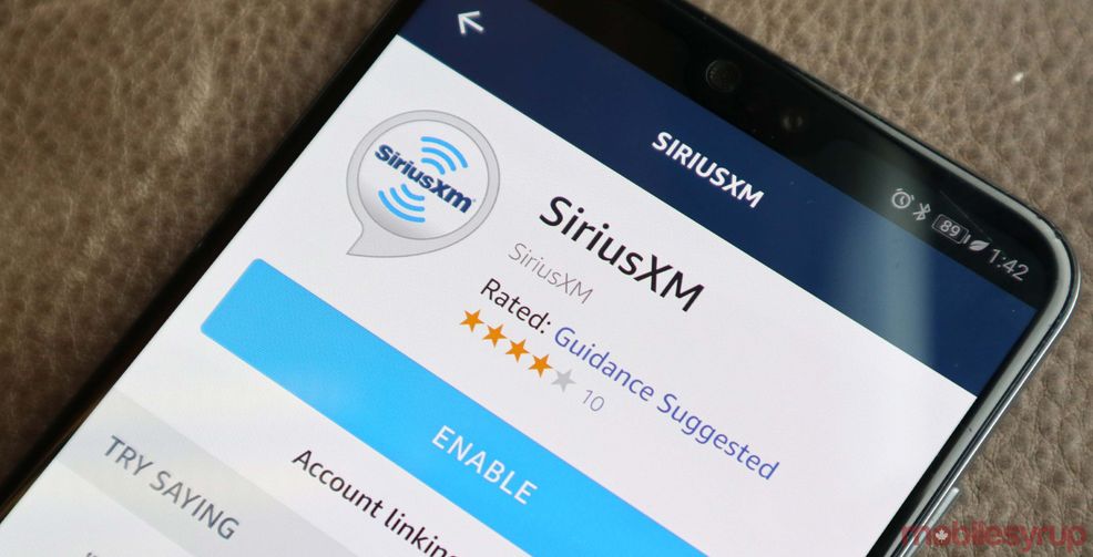 Amazon Alexa now works with SiriusXM satellite radio in Canada