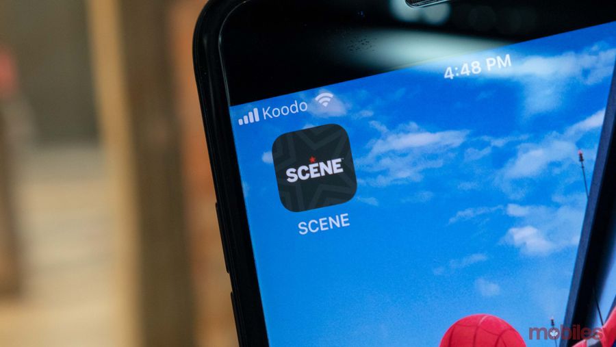Scene app on iPhone