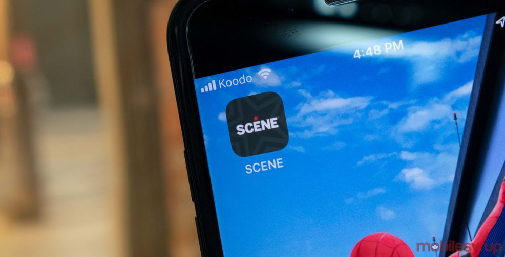 Scene app on iPhone