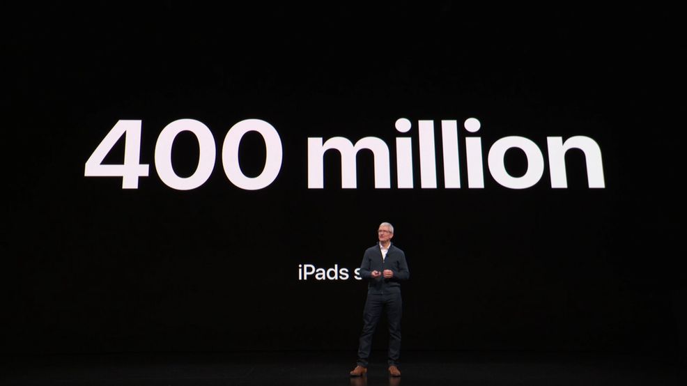 Apple announces that it’s sold over 400 million iPads