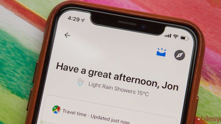Assistant overview in iOS