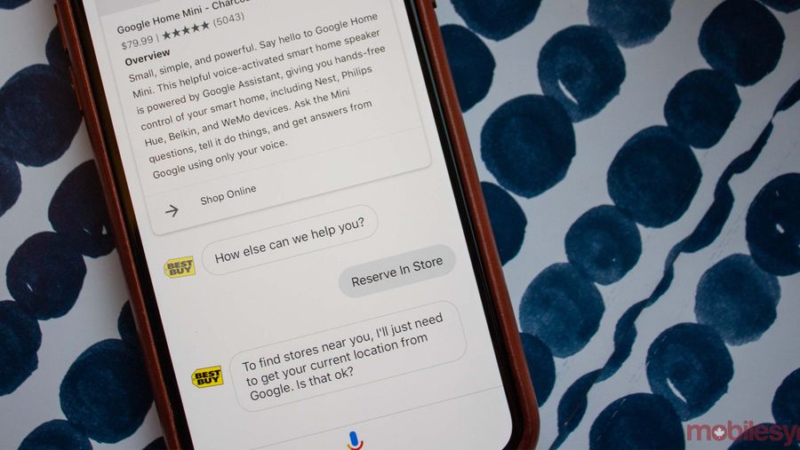 Best Buy reserve in store on Google Assistant