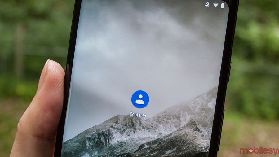 Google Contacts header