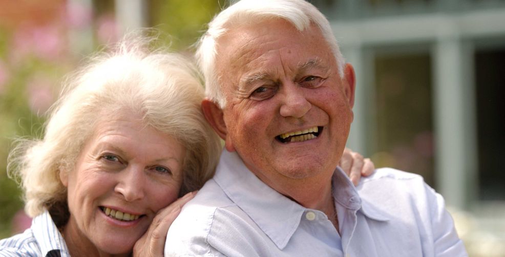 elderly couple