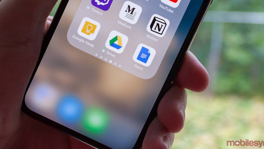 Google Docs on iOS