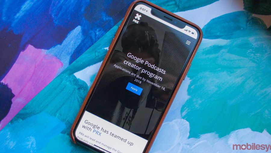 Google Podcasts creator program website