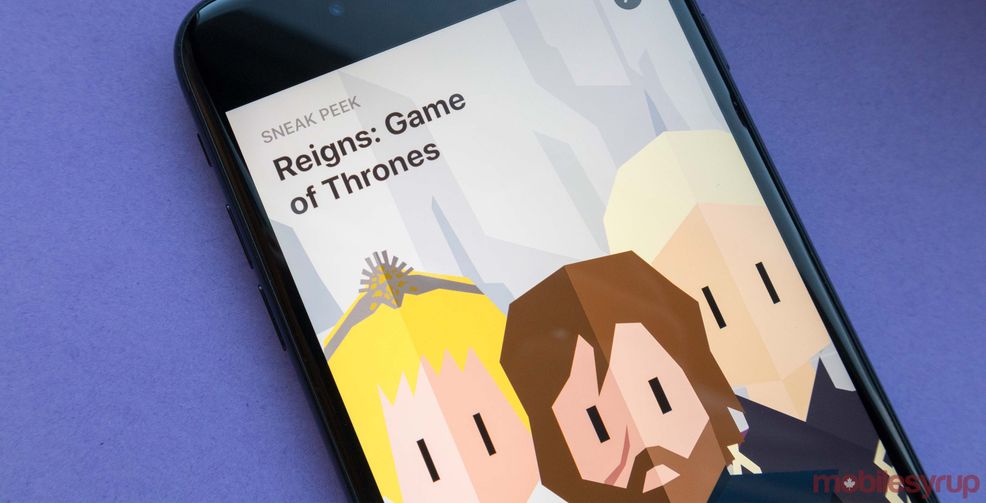 Reigns Game of Thrones