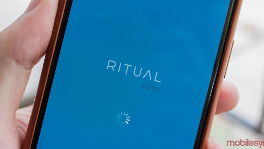 Ritual loading screen iOS