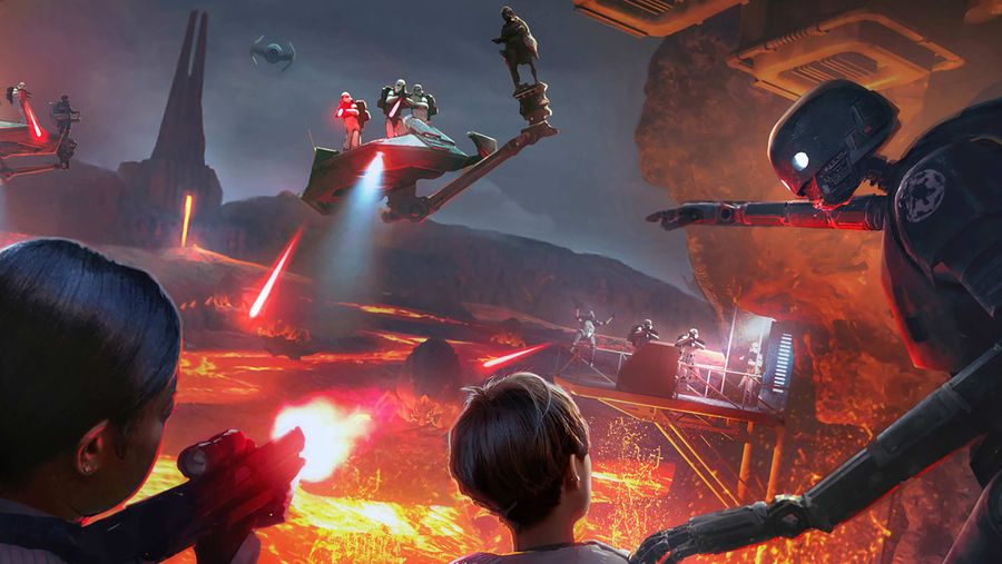 Star Wars Secrets of the Empire concept art