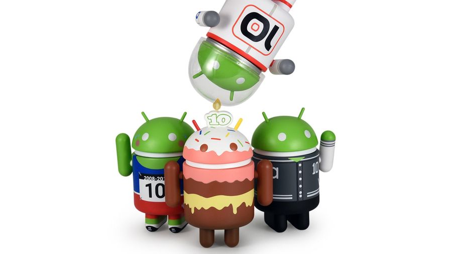 Android 10th birthday figures
