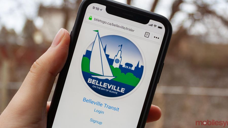 Belleville transit website