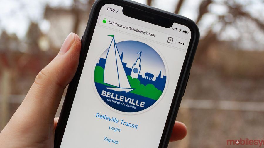 Belleville transit website