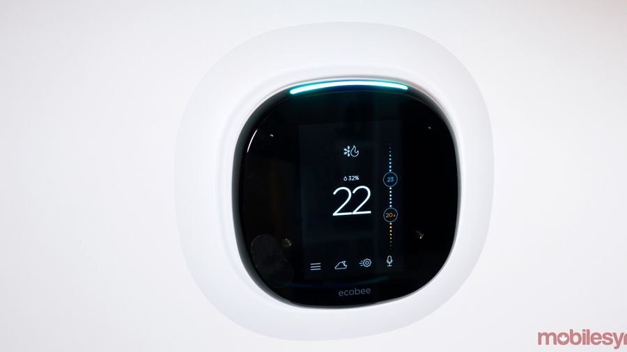 ecobee on wall
