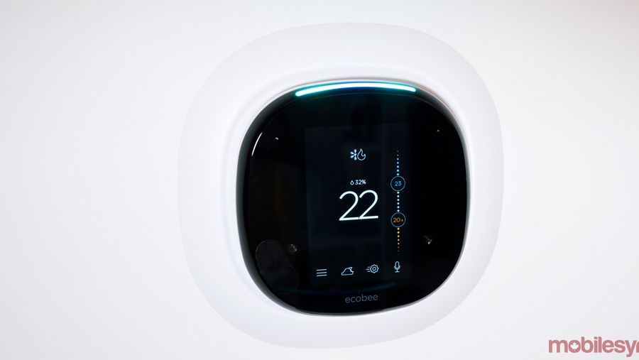 ecobee on wall