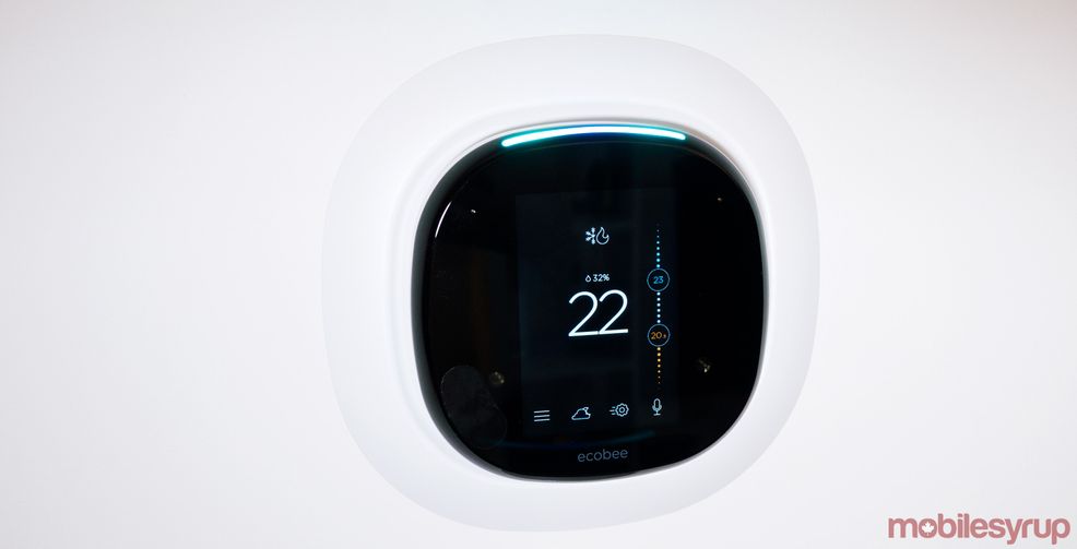ecobee on wall