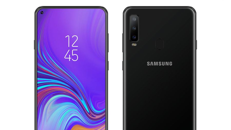 Samsung Galaxy A8s render