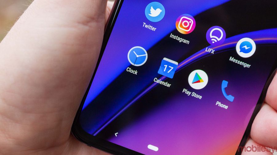 Google Clock app on OnePlus 6T
