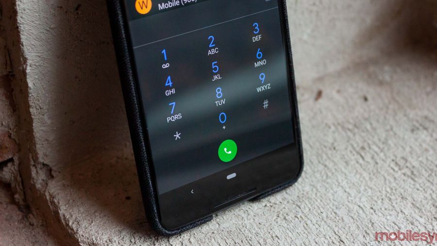 Google Phone dark mode