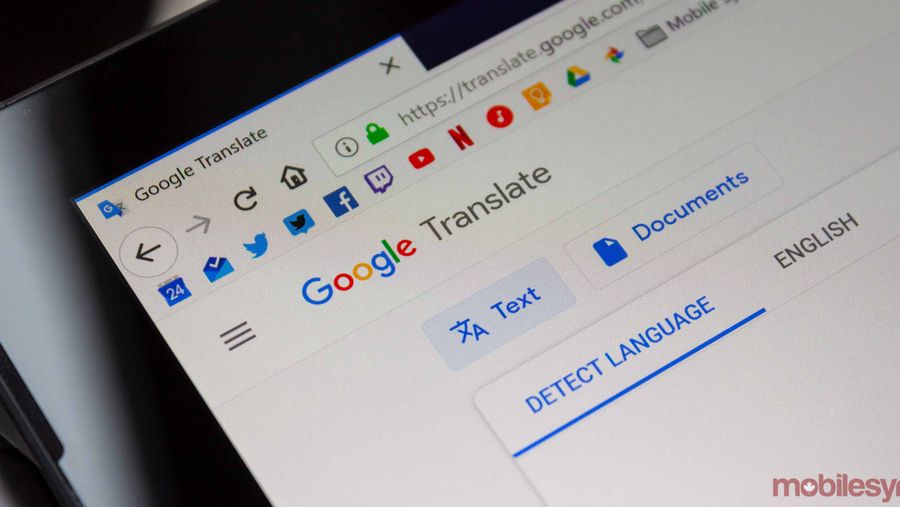 Google Translate web redesign