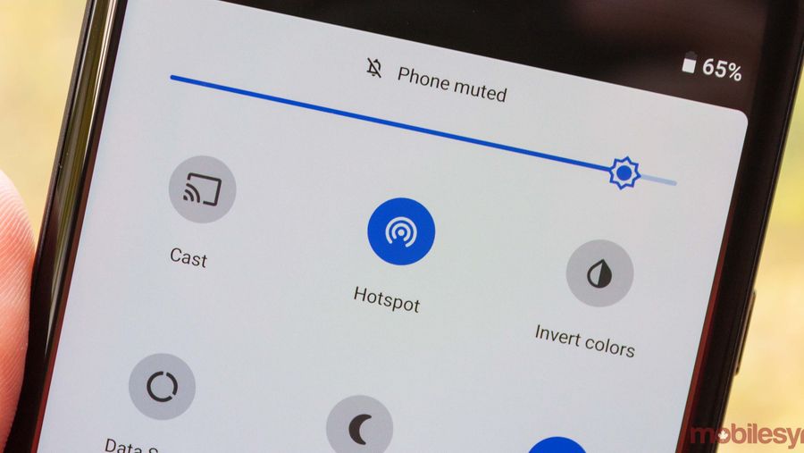 Hotspot icon Android Pie