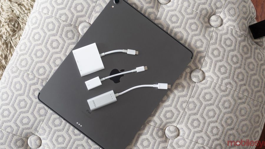iPad Pro 2018 dongles