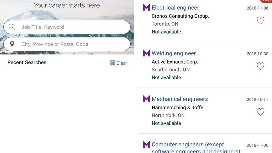 Job Bank header