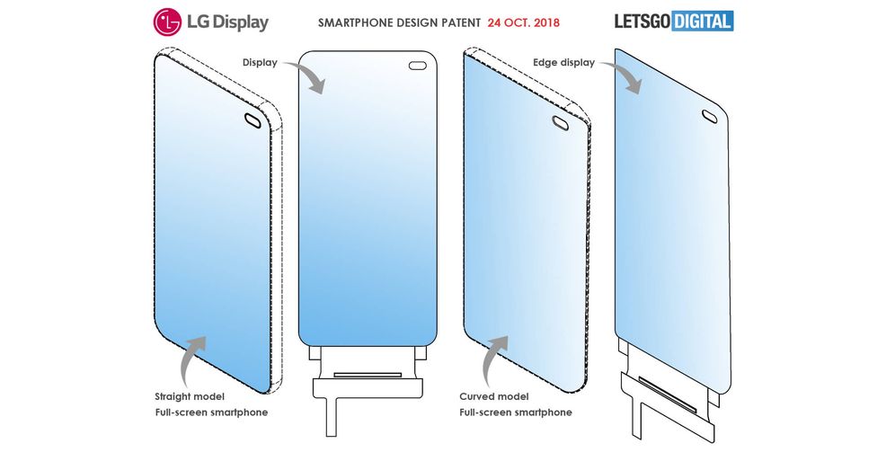 LG patent indicates company is considering releasing phone with oval screen cutout