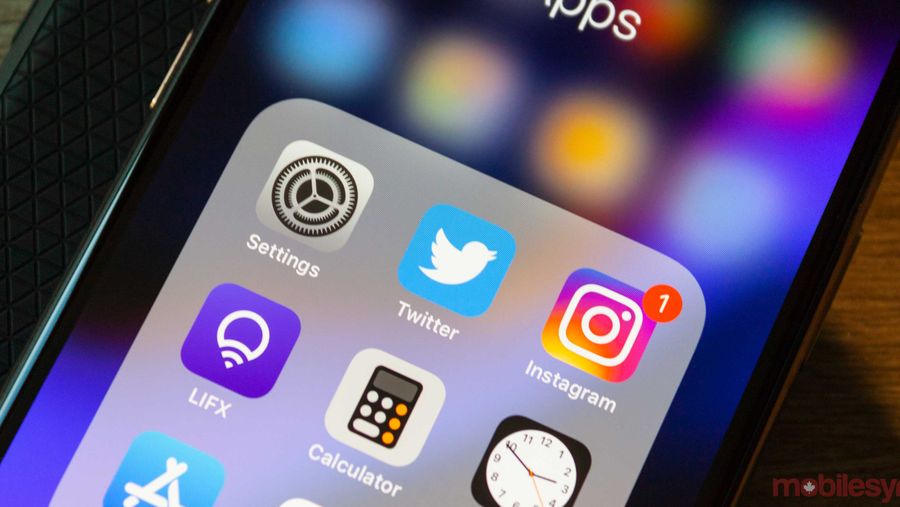 Twitter app icon on iOS