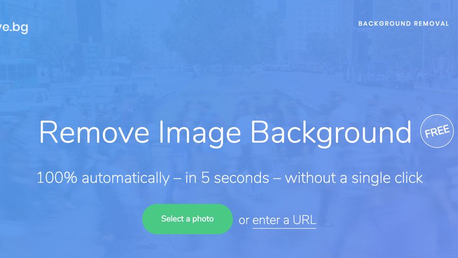 Remove.bg site