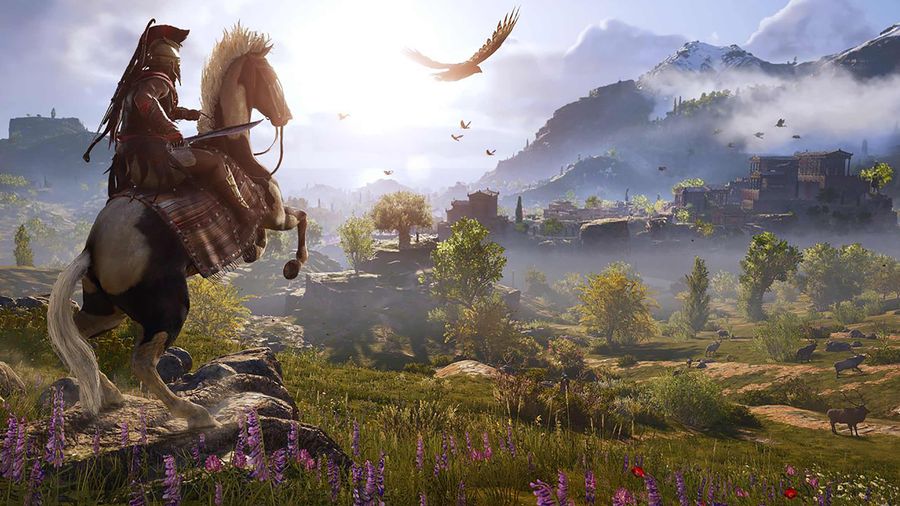 Assassin's Creed Odyssey Alexios on horse
