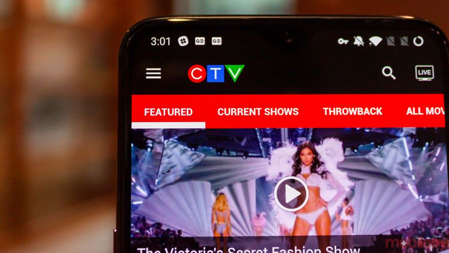 CTV app header